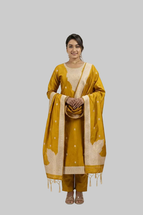 Banarasi Silk Salwar Kameez set