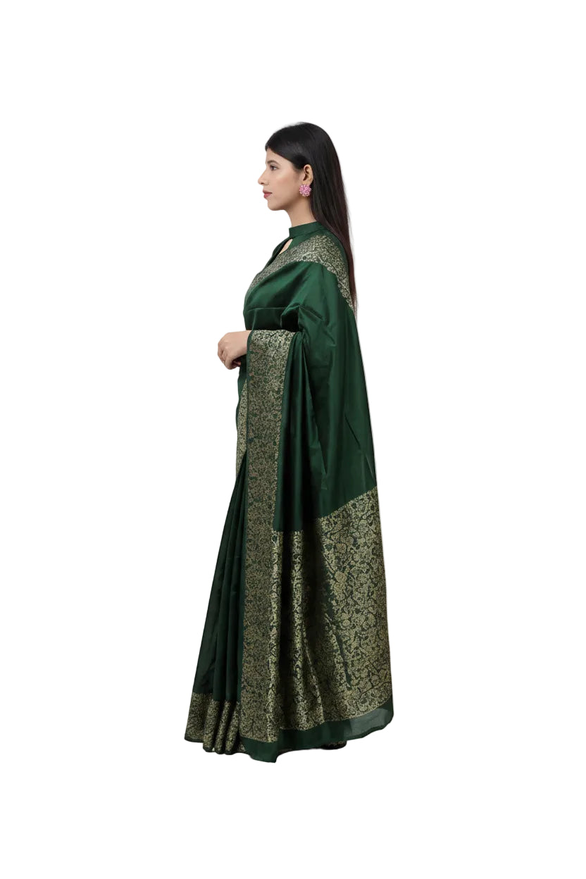 Soft Lichi Silk Printed Saree