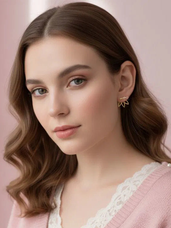 Leaf Golden Earrings