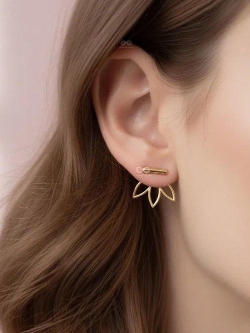 Leaf Golden Earrings
