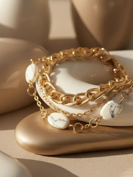 Golden Stone Bracelet