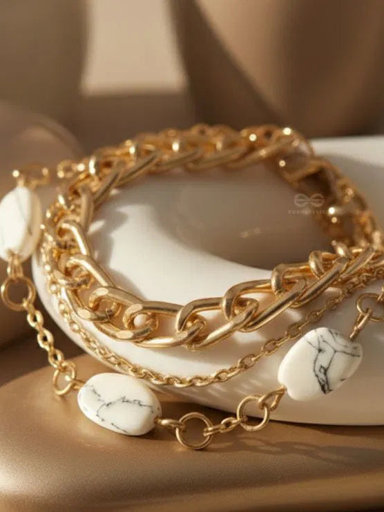 Golden Stone Bracelet