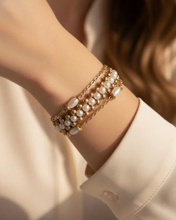 Multi-Strand Pearl Bracelet