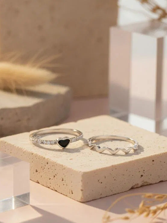 Adjustable Silver Rings