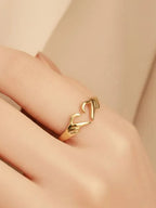 Heart Hands Ring