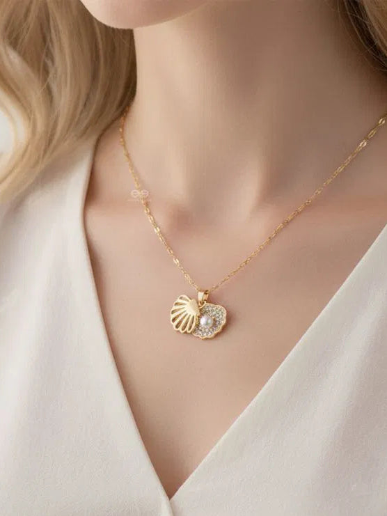 Golden Seashell Chain