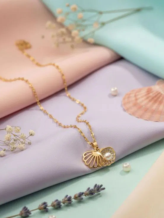 Golden Seashell Chain