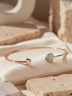Heart Rhinestone Bracelet