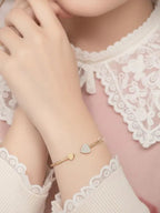 Heart Rhinestone Bracelet