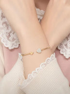 Heart Rhinestone Bracelet
