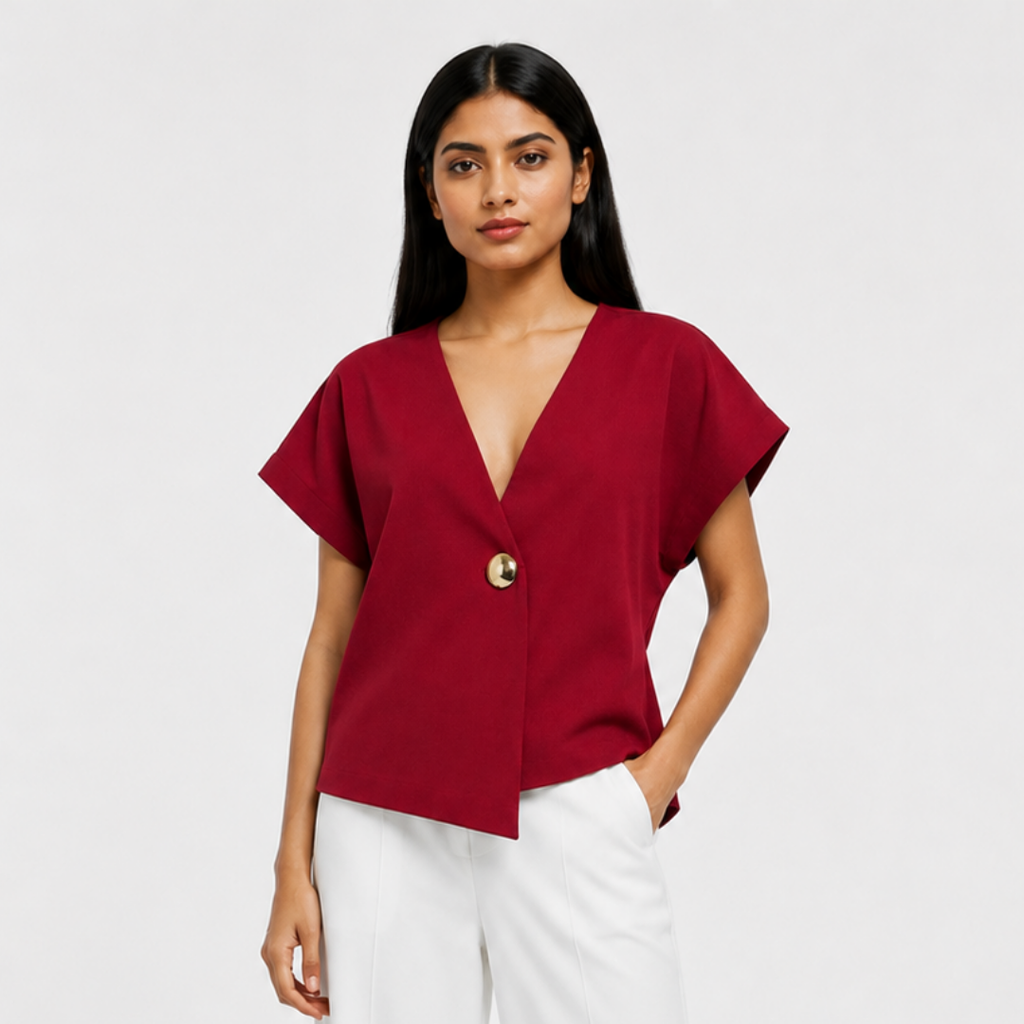 Asymmetric Red Top
