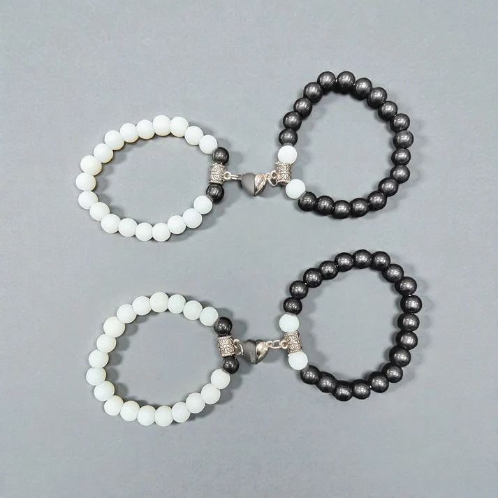 Magnetic Heart Charm Bracelet