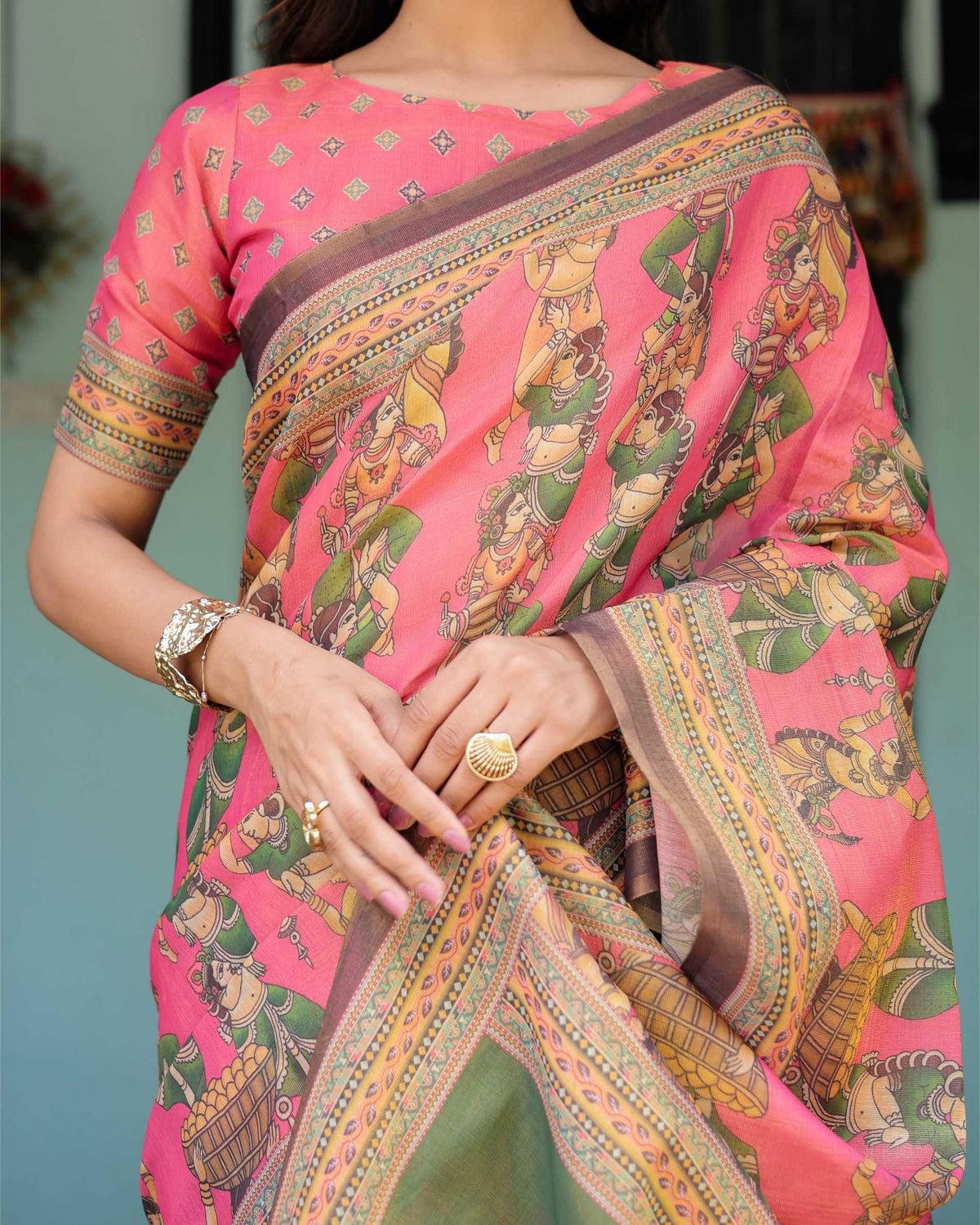 Printed Soft Silk Saree