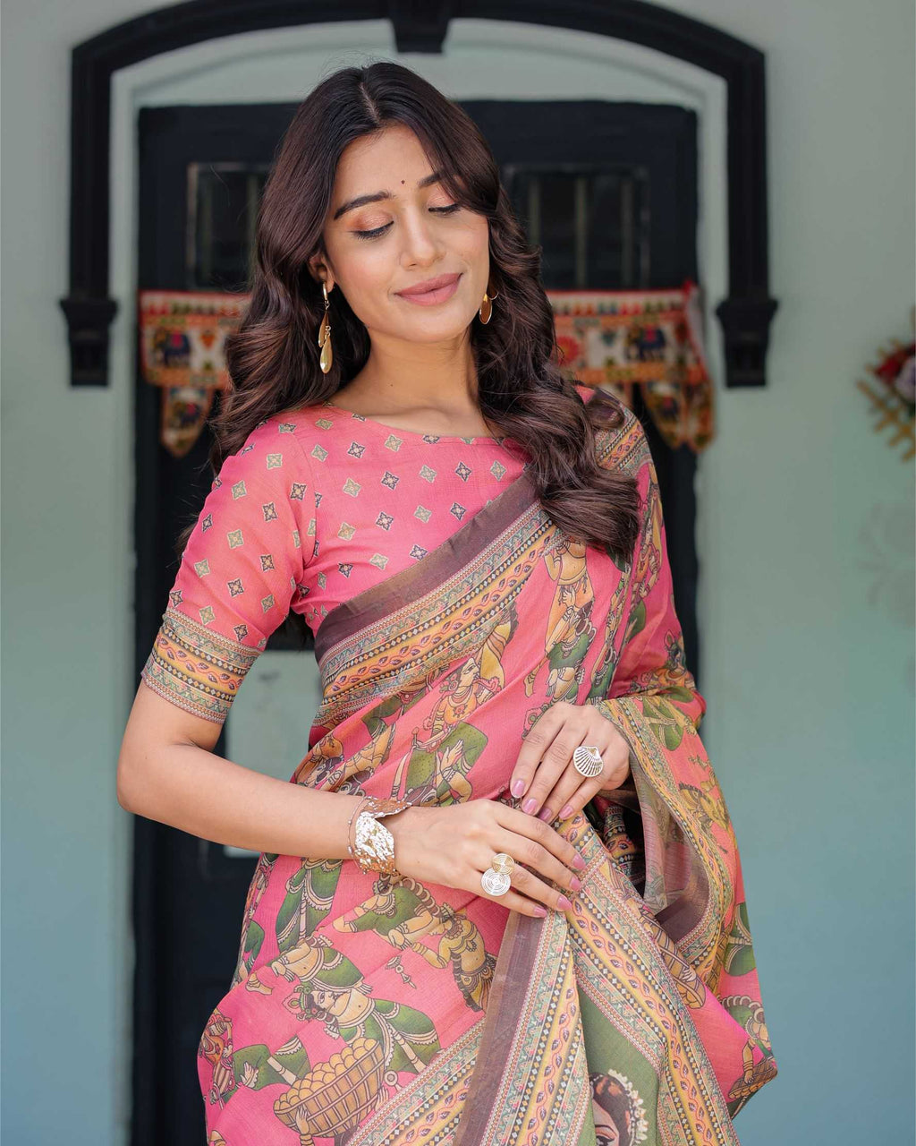 Printed Soft Silk Saree